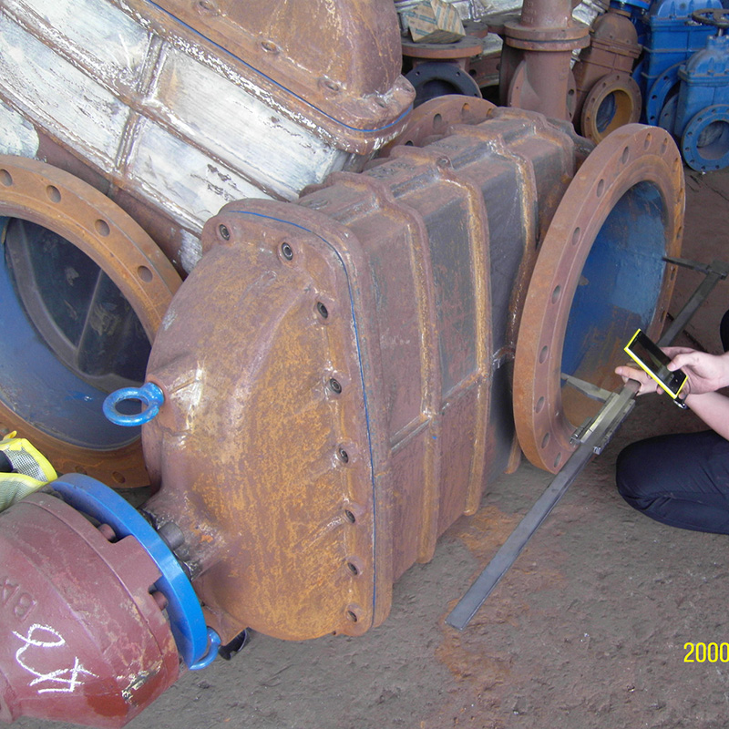 Gate Valve with Rubber lined
