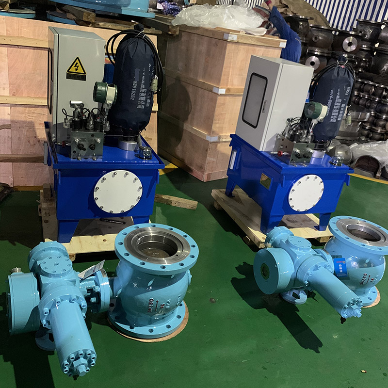 Hydraulic Eccentric Half Ball Valve